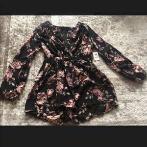 Charlotte Russe Long Sleeve Romper